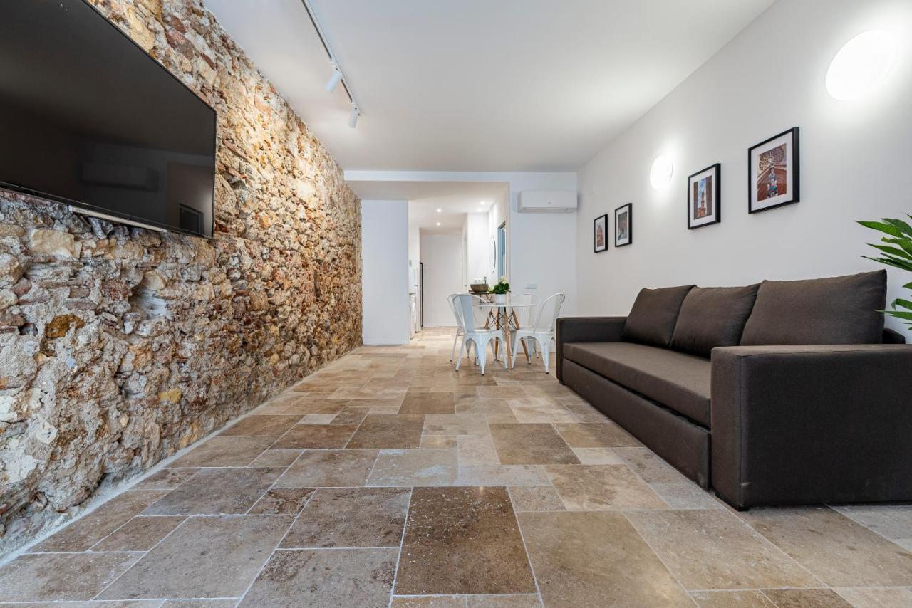 Stone Wall Apartment En Barri Port Maritim Tarragona Esterno foto